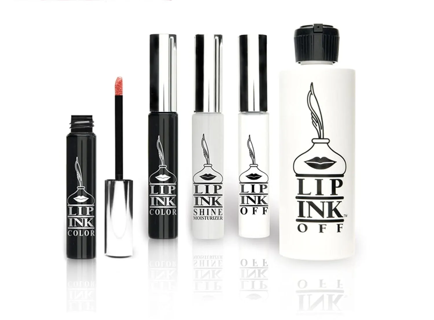 Lip Ink Specialty Prepacked 100% Smearproof Vegan Liquid Lip Kit - Oranges