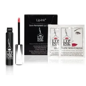 Lip Ink Trial Lip Kit - Tangerine | Liquid Lipstick 100% Smearproof Long-Lasting Waterproof Wax-Free Natural Organic Vegan Kosher Botanical 247 Confidence Cosmetics USA Self Manufactured Since 1995