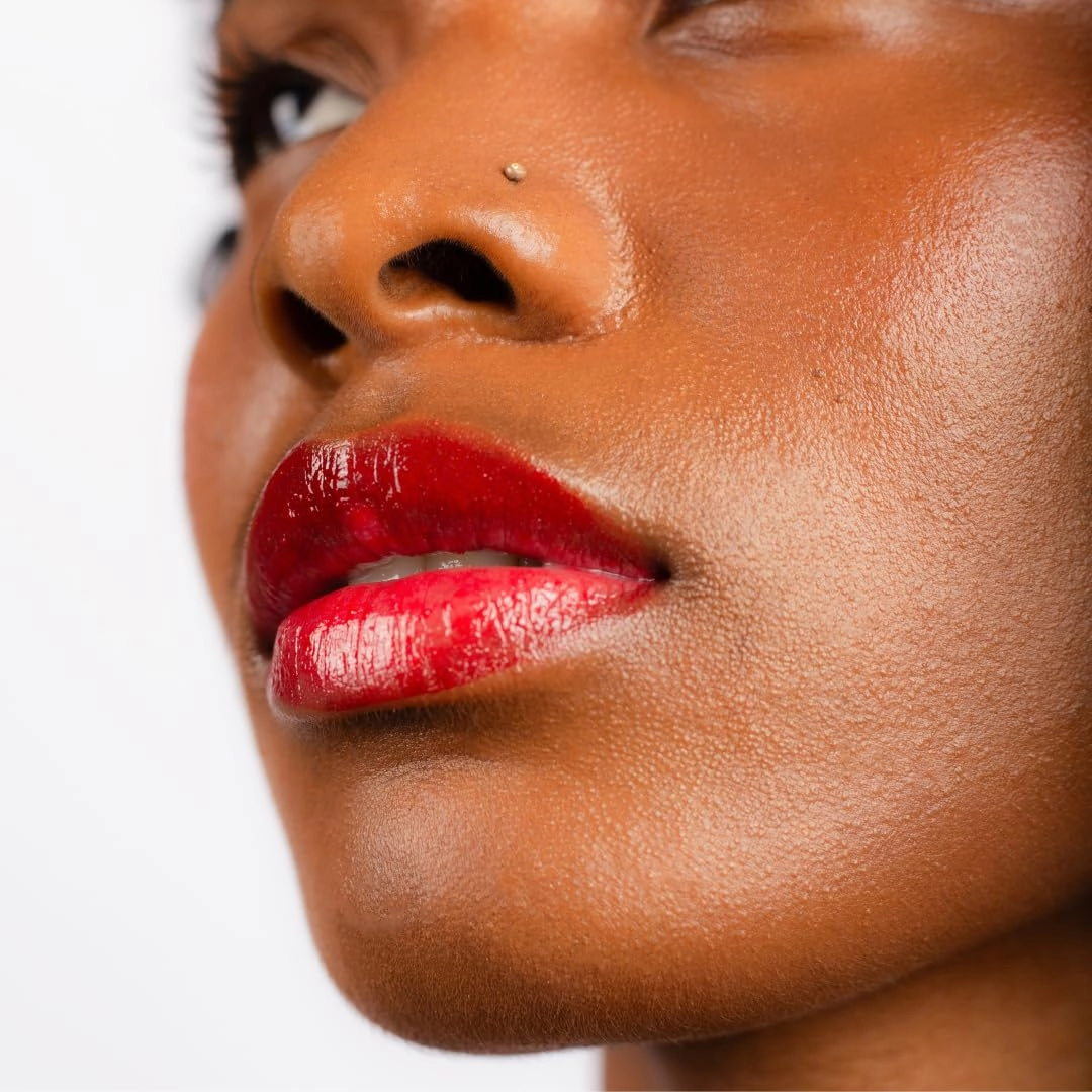 Lip and Cheek Balm - Cream Blush & Tinted Lip Balm - Infused with Hyaluronic Acid   Vitamin C - LightWeight Cream Makeup and Skincare - 99% Natural Ingredients - Vegan – Just Red