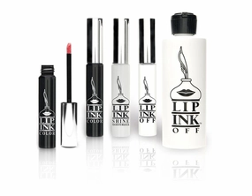 Lip Ink Organic Vegan 100% Smearproof Lip Stain Sampler Kit (Coral & Mango)