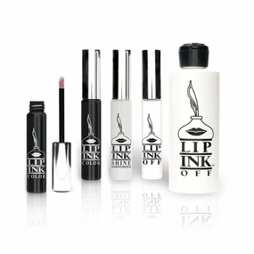 Lip Ink Specialty Prepacked 100% Smearproof Vegan Liquid Lip Kit - Browns