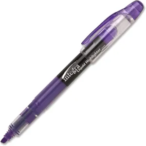 Liquid Ink Highlighter, Chisel Tip, Fade Resistant, Fluroscent Purple (ITA33315)