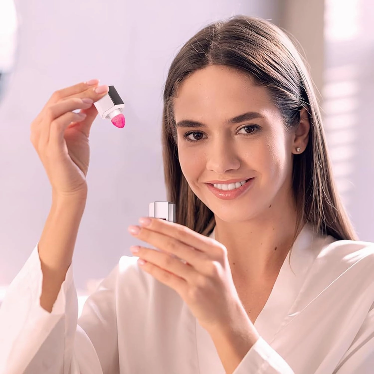 Liquid Blush,Highlight Contour 3 in 1 for Women,Jelly Color Liquid Blush with Sponge Head,for Cheeks Matte Finish