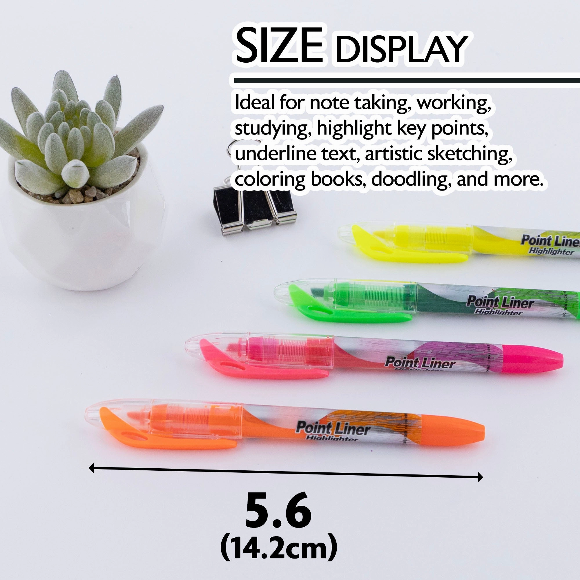 Liquid Pen Style Fluorescent Highlighter Yellow