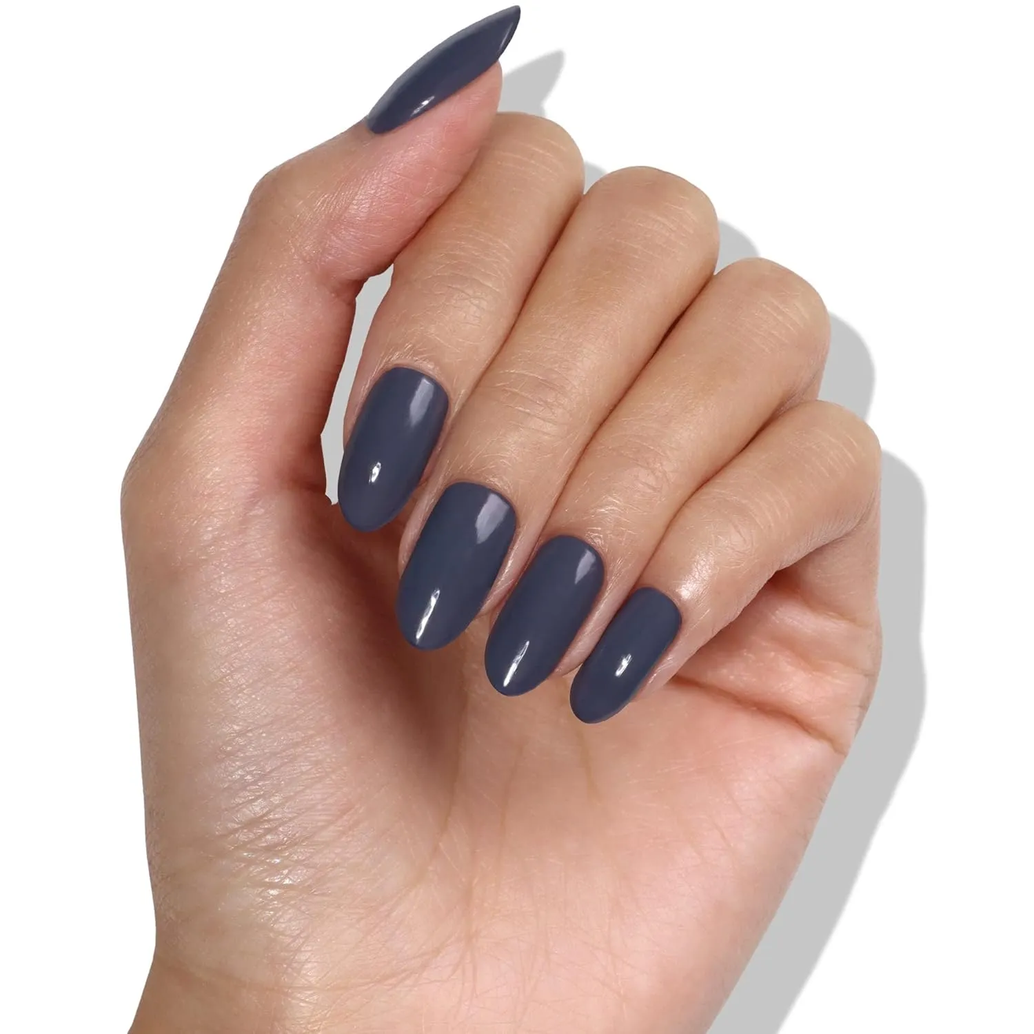 LONDONTOWN lakur Nail Polish - Chip-Resistant, Non-Toxic, Conditions & Hydrates Nails | Glossy Cashmere Gray, Secret to Happiness, .40 fl oz