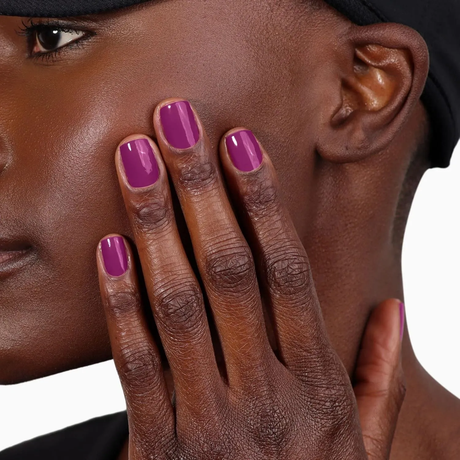 LONDONTOWN lakur Nail Polish - Chip-Resistant, Non-Toxic, Conditions & Hydrates Nails | Glossy Deep Ultraviolet Purple, Violet Hibiscus, .40 fl oz