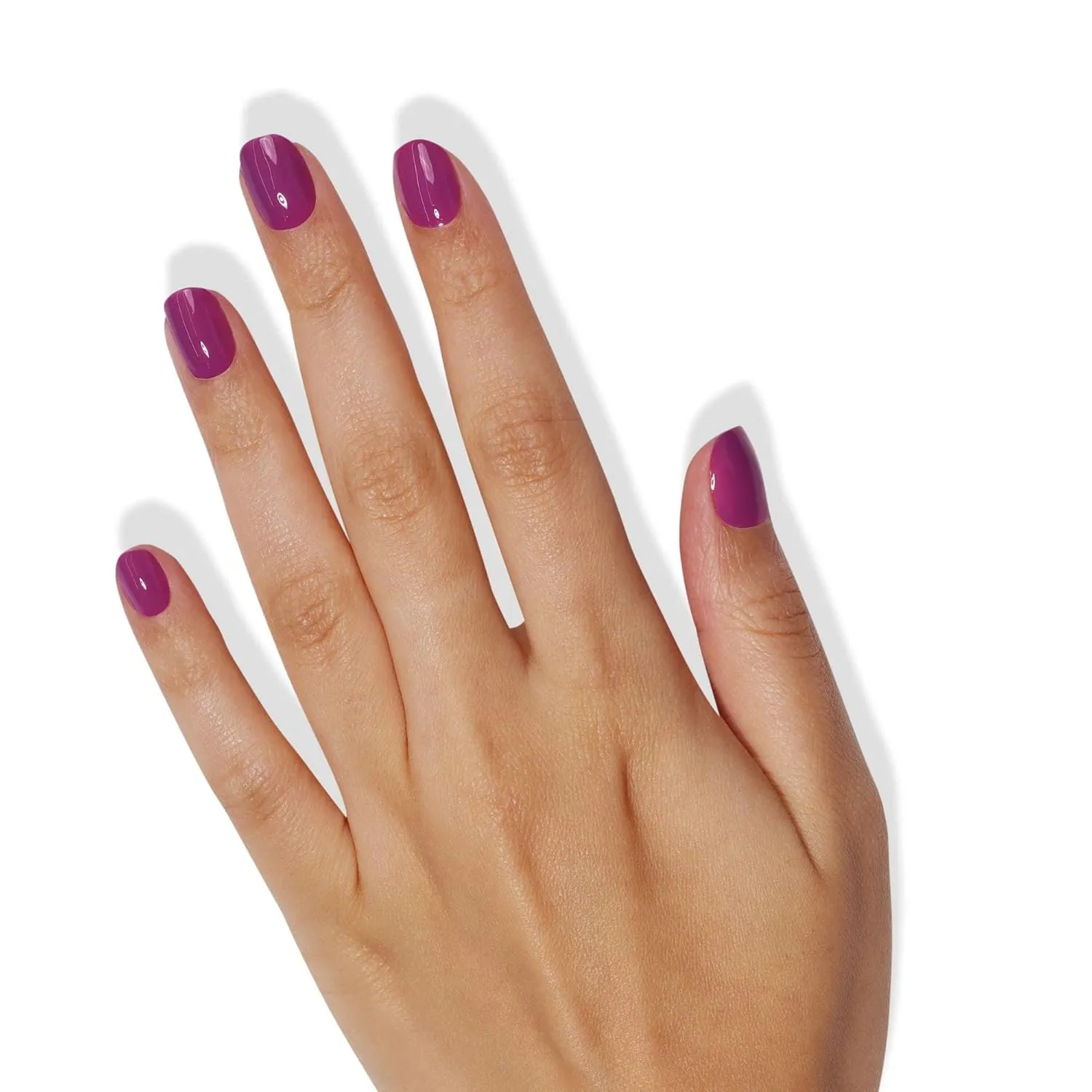 LONDONTOWN lakur Nail Polish - Chip-Resistant, Non-Toxic, Conditions & Hydrates Nails | Glossy Deep Ultraviolet Purple, Violet Hibiscus, .40 fl oz