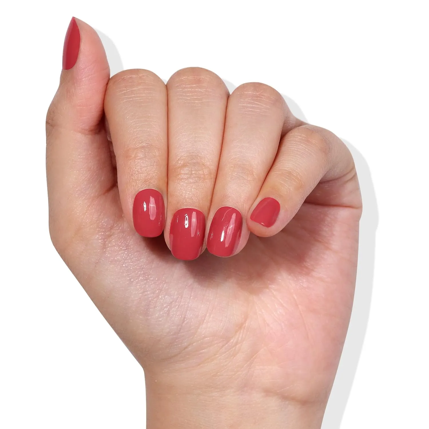 LONDONTOWN lakur Nail Polish - Chip-Resistant, Non-Toxic, Conditions & Hydrates Nails | Glossy Sun-Kissed Blush Pink, Flushed Cheeks, .40 fl oz