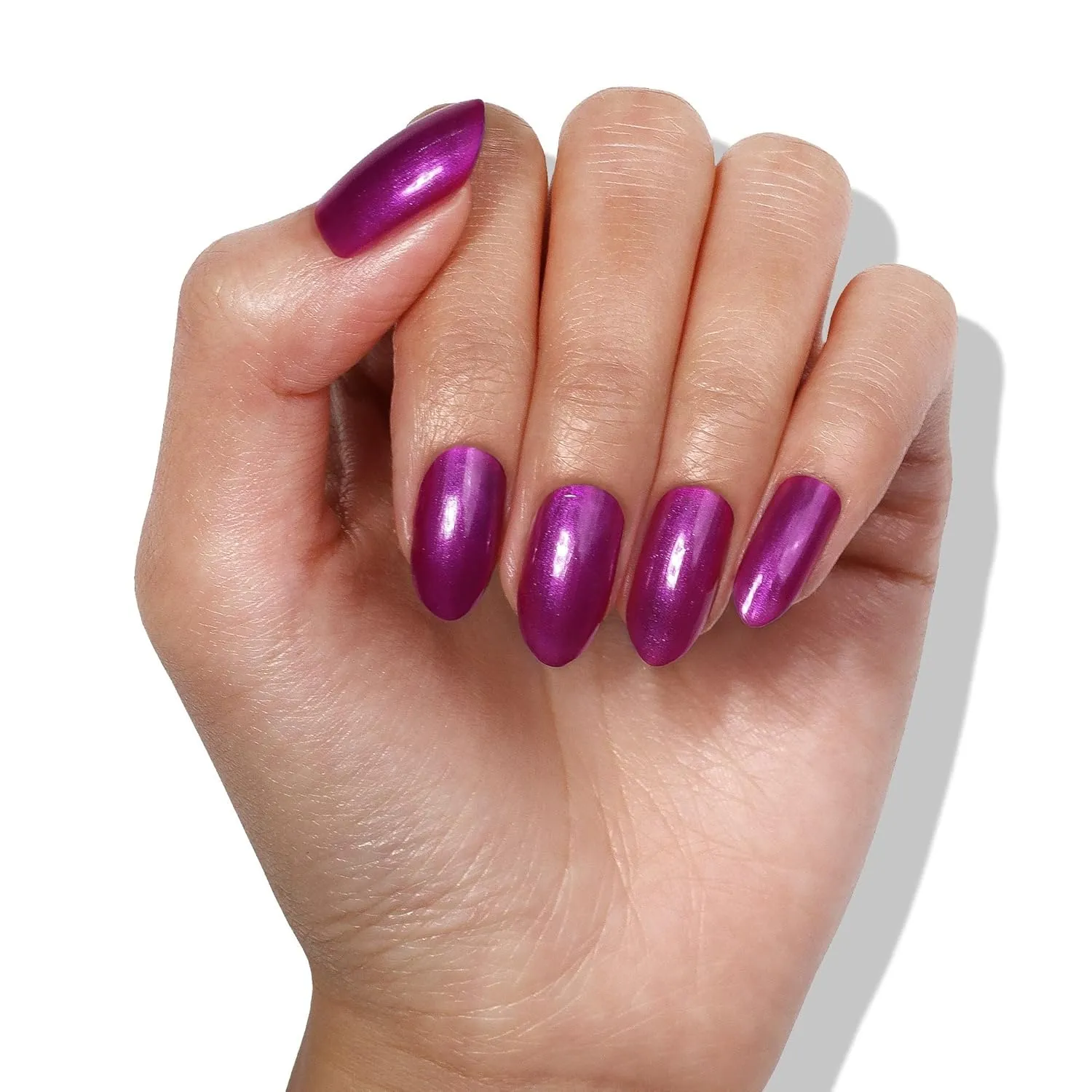 LONDONTOWN lakur Nail Polish - Chip-Resistant, Non-Toxic, Conditions & Hydrates Nails | Shimmery Grape Puple, Alexa, Let's Dance!, .40 fl oz