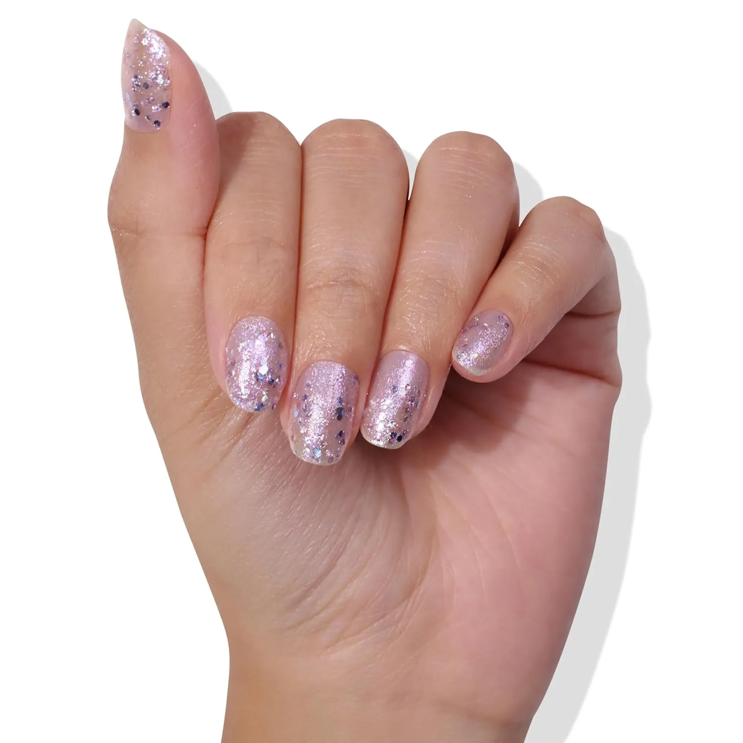 LONDONTOWN lakur Nail Polish - Chip-Resistant, Non-Toxic, Conditions & Hydrates Nails | Shimmery Holographic Purple, Grape Fizz, .40 fl oz
