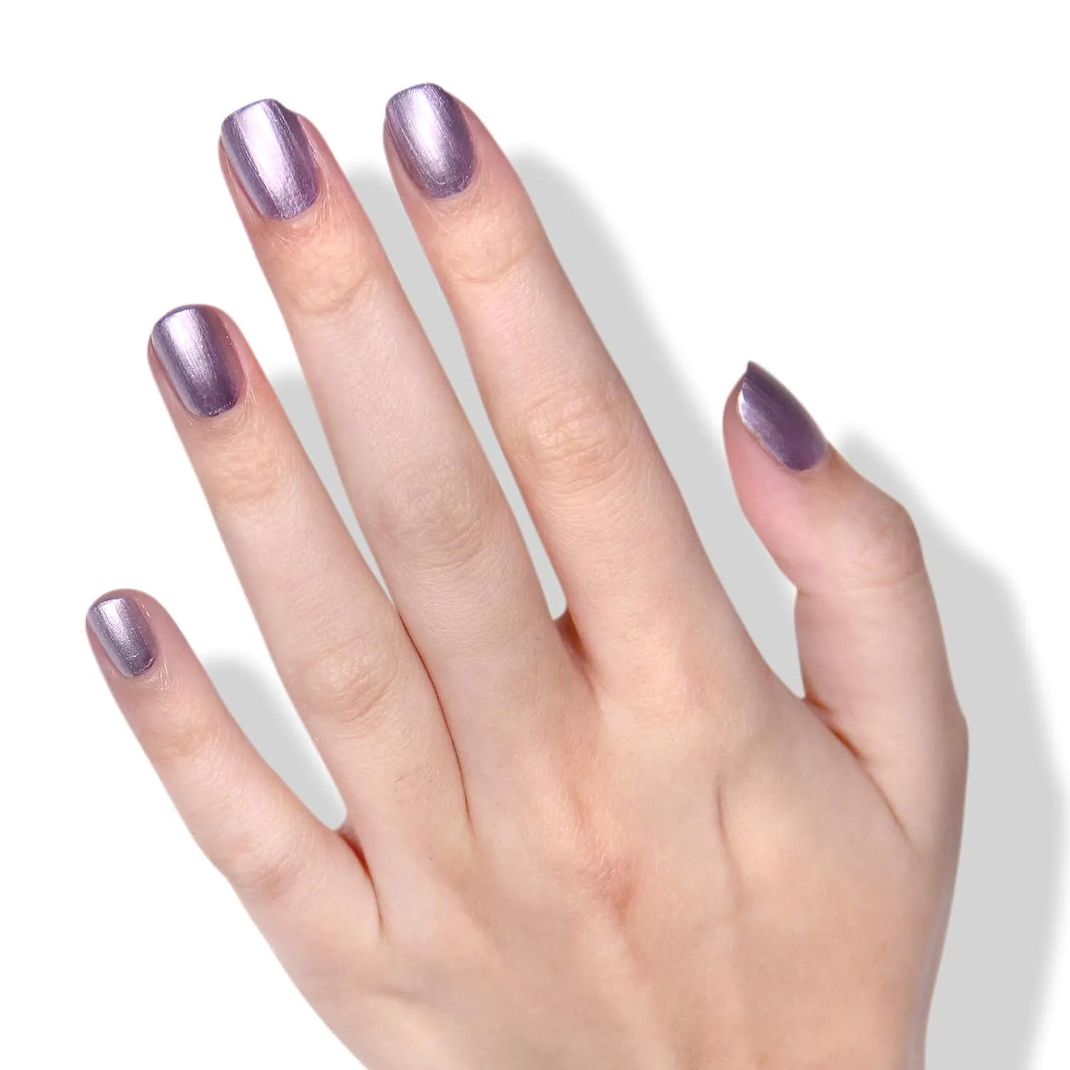 LONDONTOWN lakur Nail Polish - Chip-Resistant, Non-Toxic, Conditions & Hydrates Nails | Shimmery Metallic Purple, Brill-ant, .40 fl oz