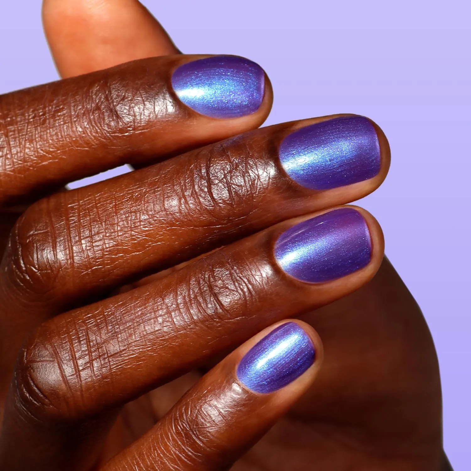 LONDONTOWN lakur Nail Polish - Chip-Resistant, Non-Toxic, Conditions & Hydrates Nails | Shimmery Purple Blue Shift, Wildberry Freeze, .40 fl oz