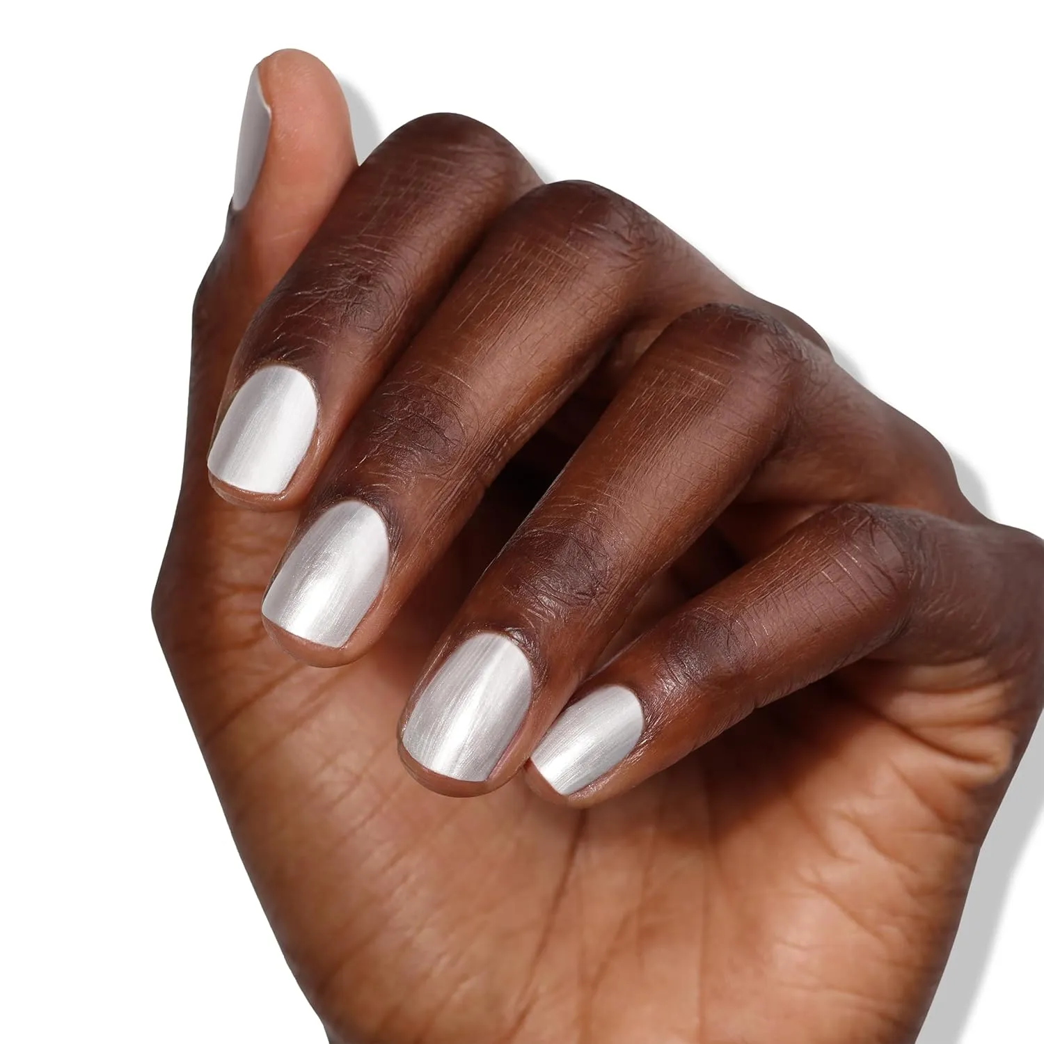 LONDONTOWN lakur Nail Polish - Chip-Resistant, Non-Toxic, Conditions & Hydrates Nails | Shimmery Snow Chrome, Powder, .40 fl oz