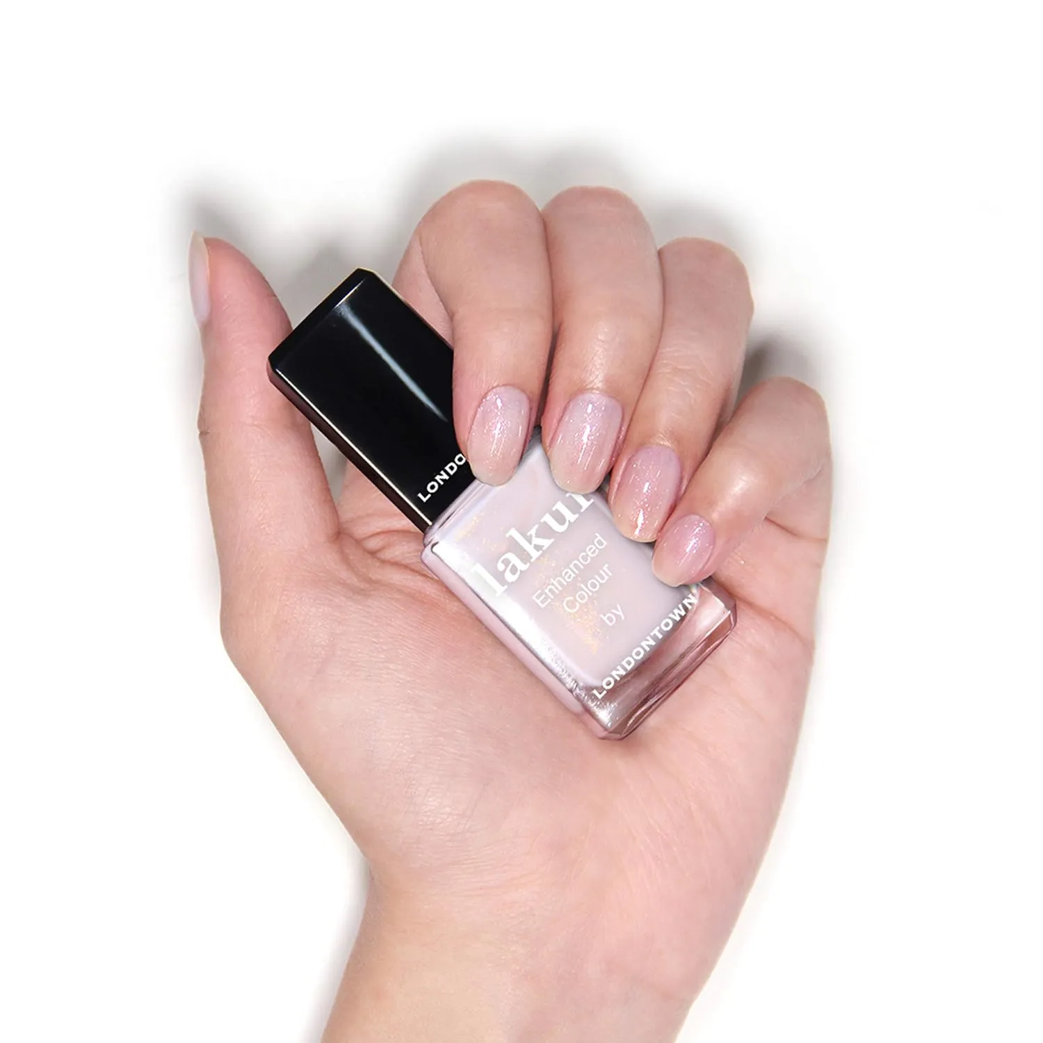 LONDONTOWN Lakur Nail Polish Princess Awaits Pale Pink Shimmer