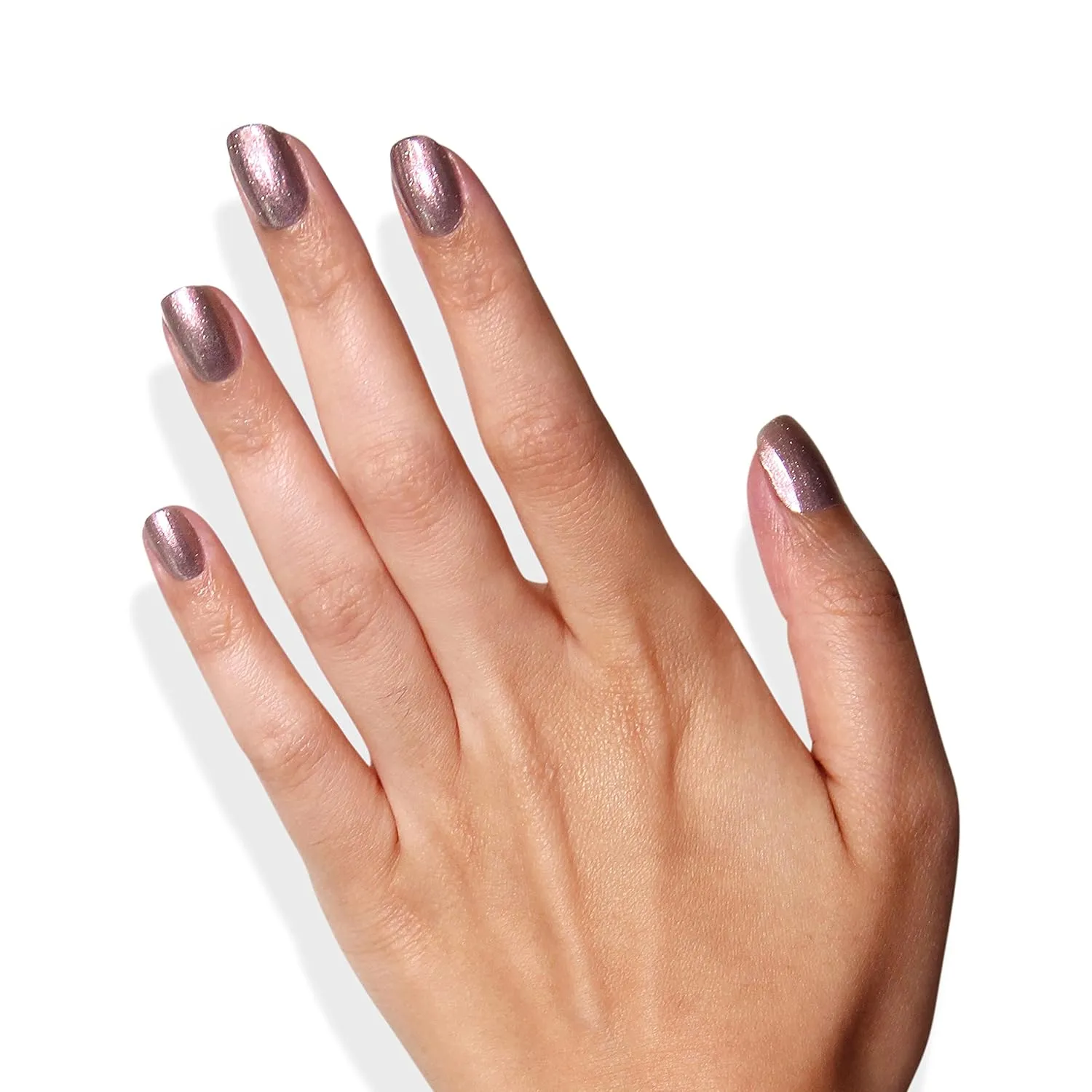 LONDONTOWN Rose Gold Shimmery Nail Polish, Sugarplum lakur, Vegan Chip-Resistant Long-Lasting Nail Lacquer, .4 fl oz