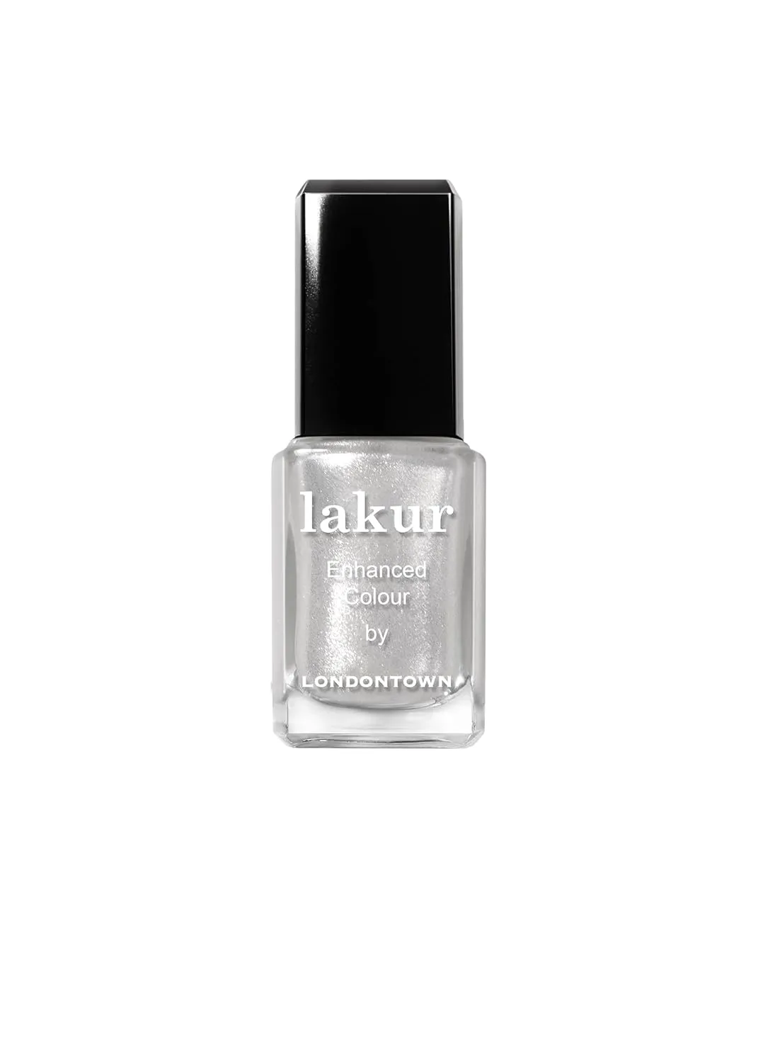 LONDONTOWN White Powdered Sugar Glittery Nail Polish, Coconut Crush lakur, Vegan Chip-Resistant Long-Lasting Nail Lacquer, .40 fl oz