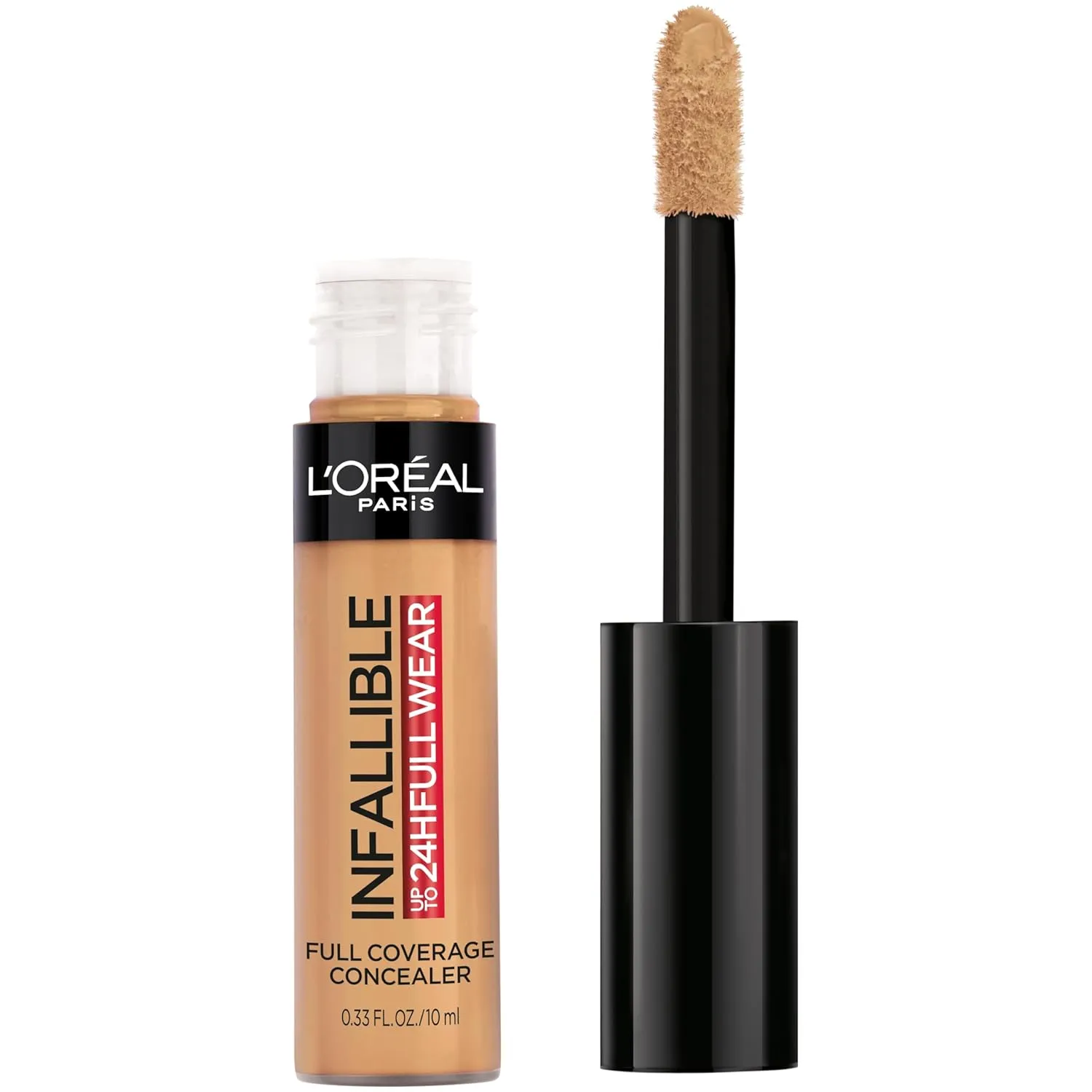 L'Oreal Paris Makeup Infallible Full Wear Waterproof Matte Concealer, Full Coverage, Almond, 0.33 fl. oz.
