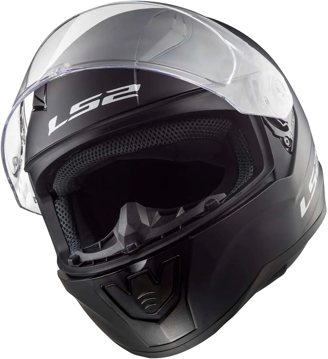 LS2 Helmets Rapid II Full Face Motorcycle Helmet (Matte Black - Large)