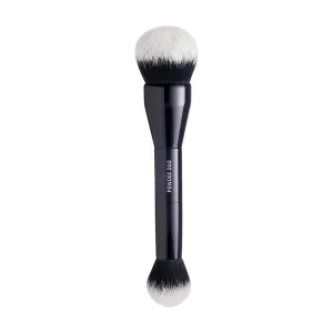 Lune Aster Powder Duo Brush - Multi-tasking, dual-ended vegan Powder Duo Brush.