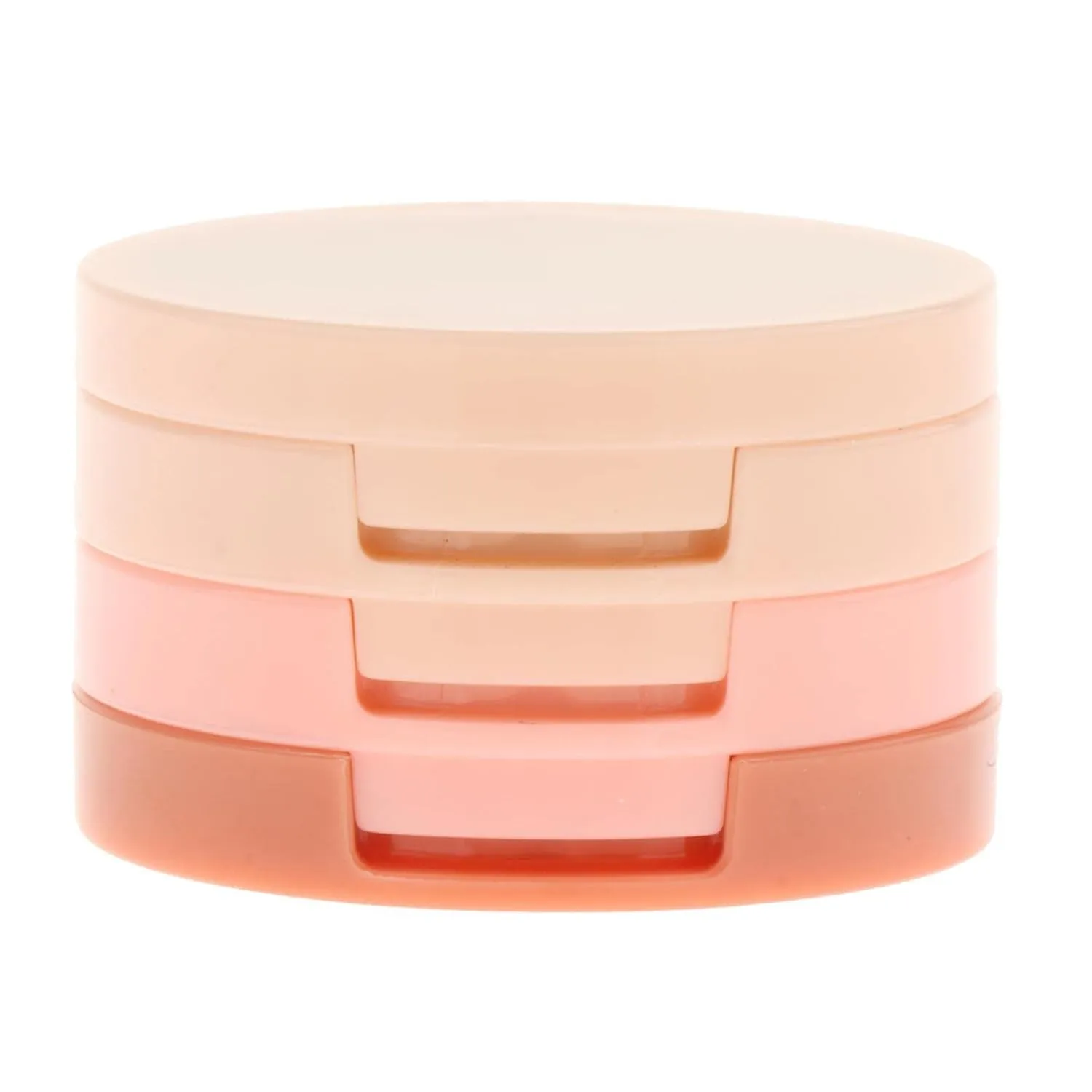 Luxe Blush Trio Set with Mirror - 3-in-1 Blush, Highlighter, and Contour Palette, Long-Lasting Formula for A Natural Glow, for All Skin Tones