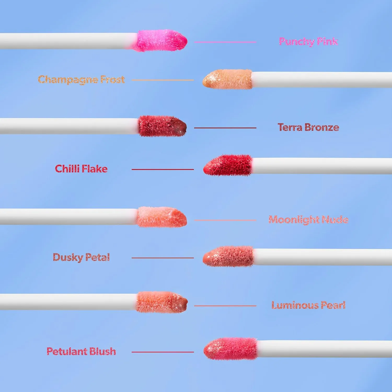 LuxeLip™ Shimmer Lip Gloss, Hydrating Non-Sticky Lip Gloss for Luminous Shine & Moisturized Lips, Lightweight, Long-Lasting Glossy Finish, Cruelty-Free Lip Makeup for Women (Petulant Blush, 8ml)