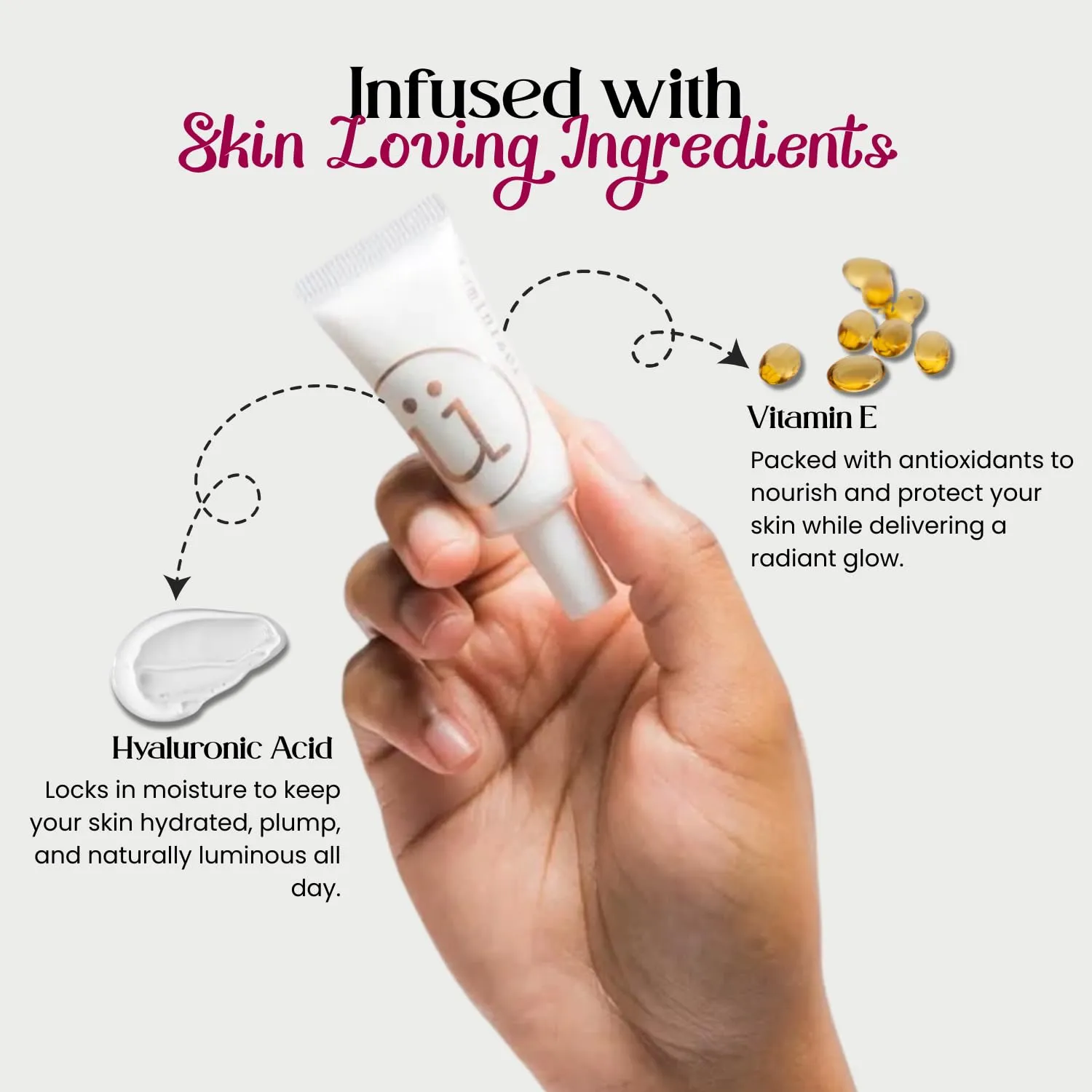 M2U NYC Liquid Highlighter Makeup – Lightweight Luminizer for Natural Radiant Glow with Shimmer – Ultra Smooth Hydrating Illuminator, Face, Cheekbone & Body Glow Enhancer Pink Pearl (Mermaid Tears)