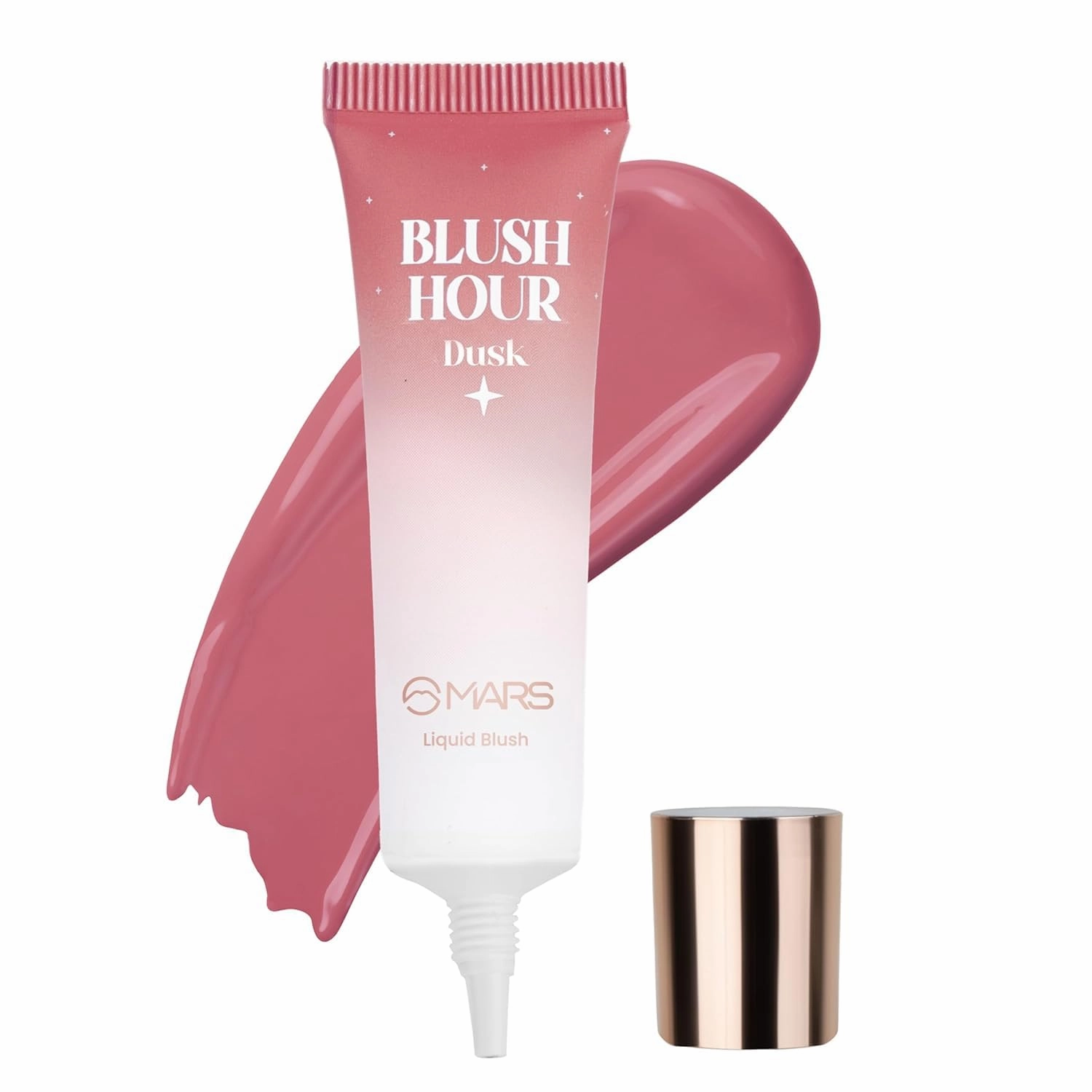 MA..RS/Liquid Blush Hour | Dewy-Matte Finish | Highly Pigmented | Lightweight & Long-Lasting Formula | Effortless Application (12 ml) (05-DUSK)