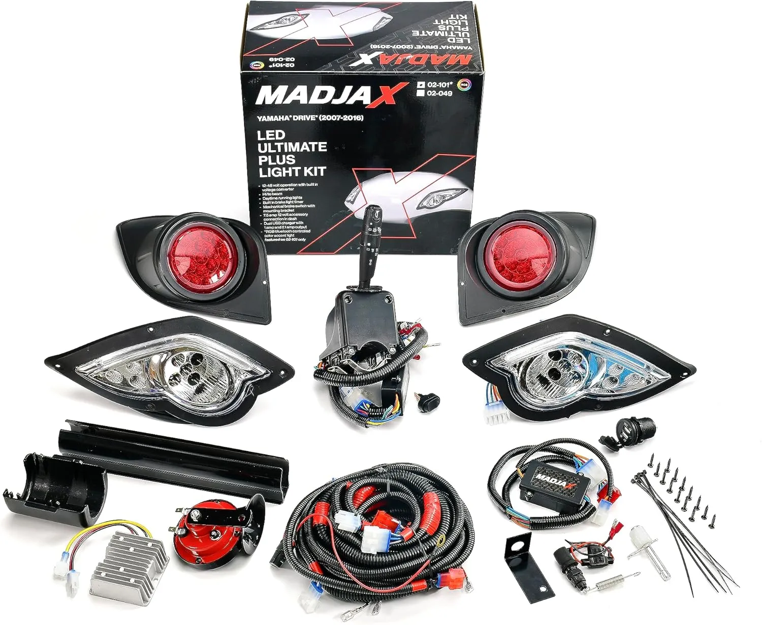 MadJax RGB Ultimate Plus LED Golf Cart Light Kit Compatible with Yamaha G29/Drive Models | Fits 2007-2016 Electric & Gas Models