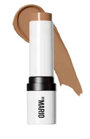 Make Up By Mario Cream Contour Stick with Buffing Brush, Dual-Ended, Natural Matte Finish Light Medium - natural matte finish for light to light-medium skin tones (understated cool)