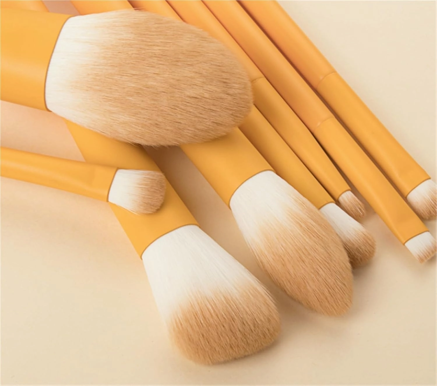 Make Up Brushes Set Makeup Brush Set 8 Pieces For Eyes And Face Contour Brushes With Soft Bristles And Wooden Handle Makeup Tools Set(Green)