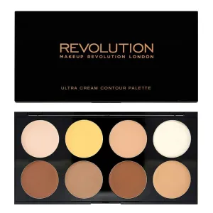 Makeup Revolution, Ultra Cream Contour Palette, Makeup Palette Includes Highlighter & Contour Shades, Vegan, 13g
