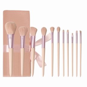 Makeup Brushes Set Professional Gift Bag 11 Pieces Makeup Brushes Kit Face Eye Beauty Brushes For Foundation Conceal Eyeshadow Contour Brush