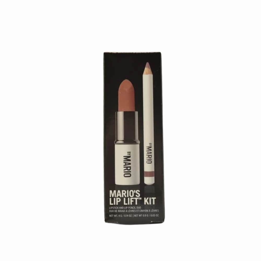 Makeup By Mario Mario's Lip Lift Kit - Pink Nude:: Ultra Suede Lipstick in Sam and Sculpting Lip Pencil in Hugh