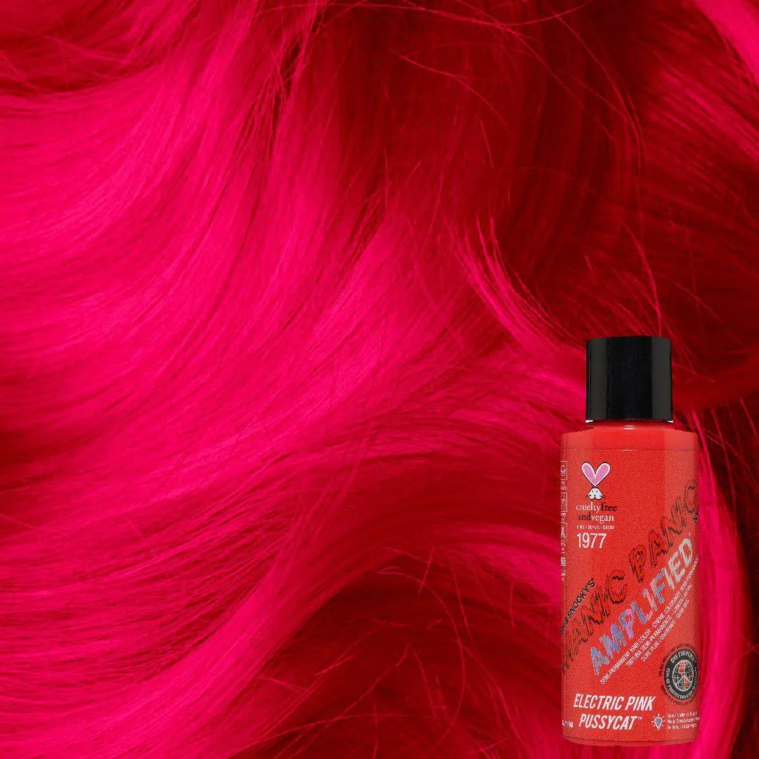 MANIC PANIC Electric Pink Pussycat Hair Color Amplified