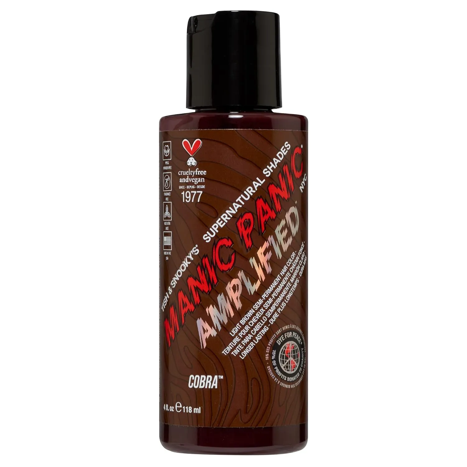 MANIC PANIC SuperNatural Hair Dye Cobra Light Brown