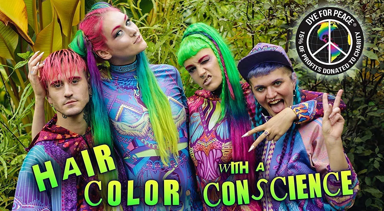 MANIC PANIC Ultra Violet Hair Color - Amplified - (2PK) Semi Permanent Hair Dye - Cool Blue Toned Violet Color - Vegan, PPD & Ammonia Free - For Coloring Hair on Men & Women