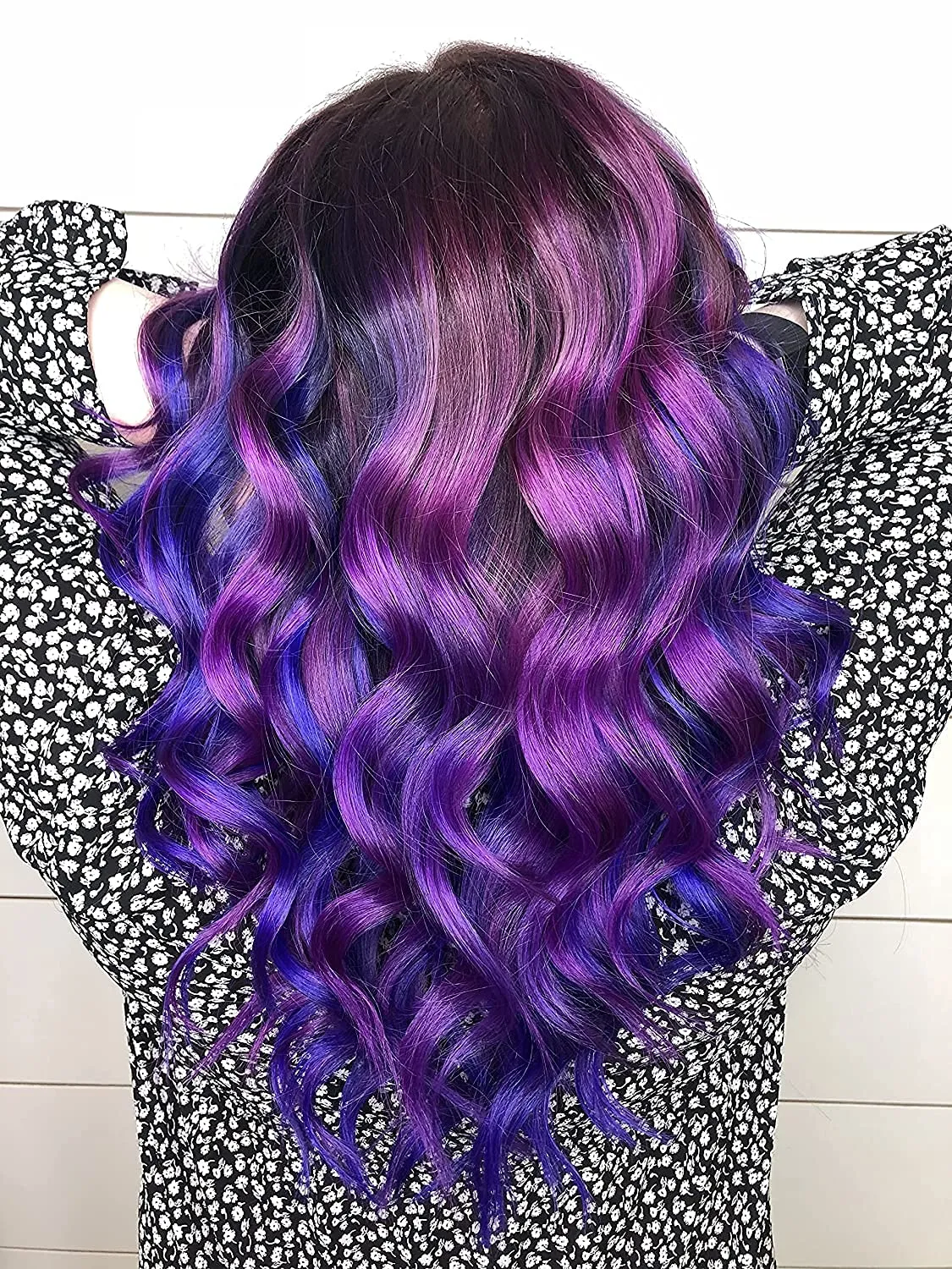 MANIC PANIC Ultra Violet Hair Color - Amplified - (2PK) Semi Permanent Hair Dye - Cool Blue Toned Violet Color - Vegan, PPD & Ammonia Free - For Coloring Hair on Men & Women