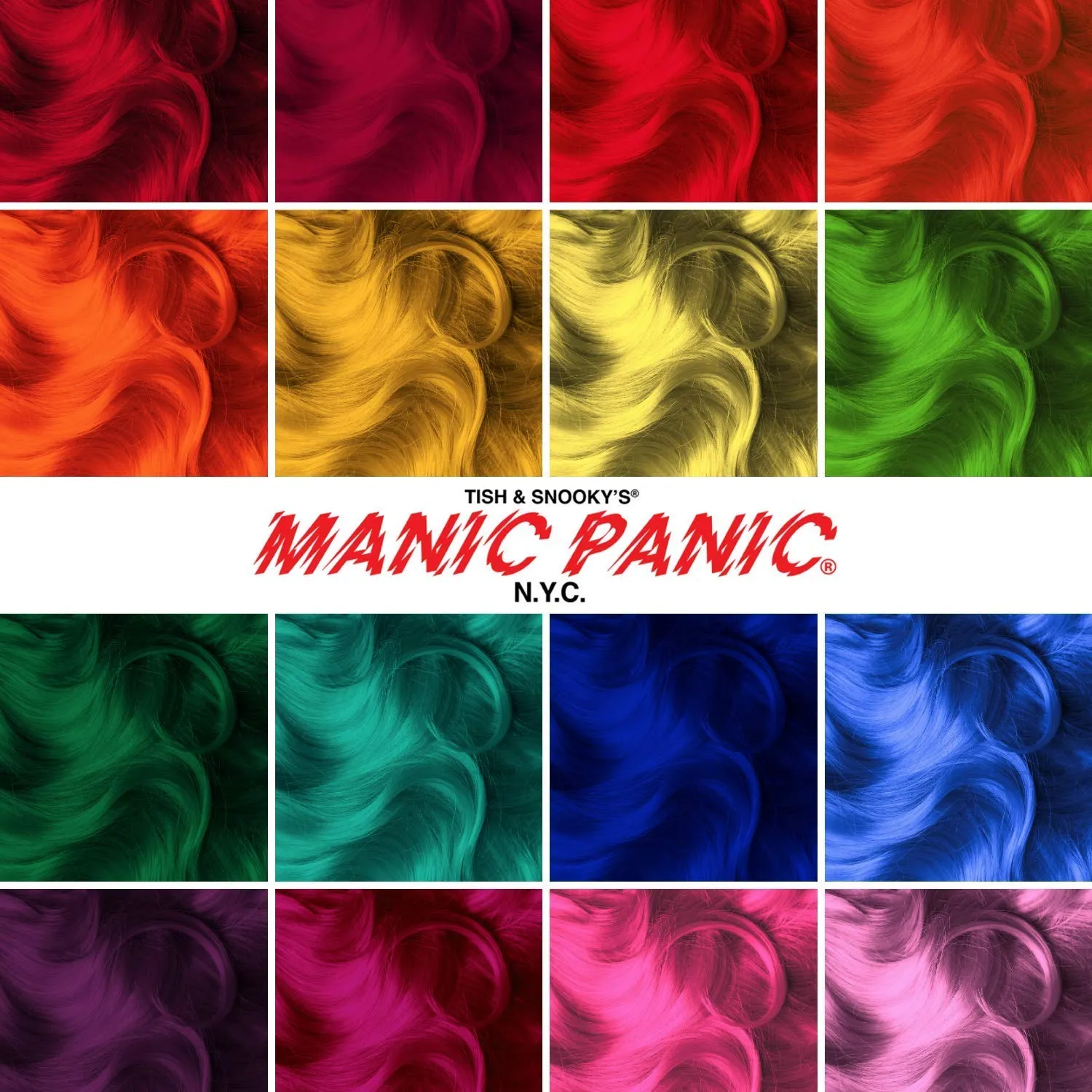 MANIC PANIC Ultra Violet Hair Color - Amplified - (2PK) Semi Permanent Hair Dye - Cool Blue Toned Violet Color - Vegan, PPD & Ammonia Free - For Coloring Hair on Men & Women