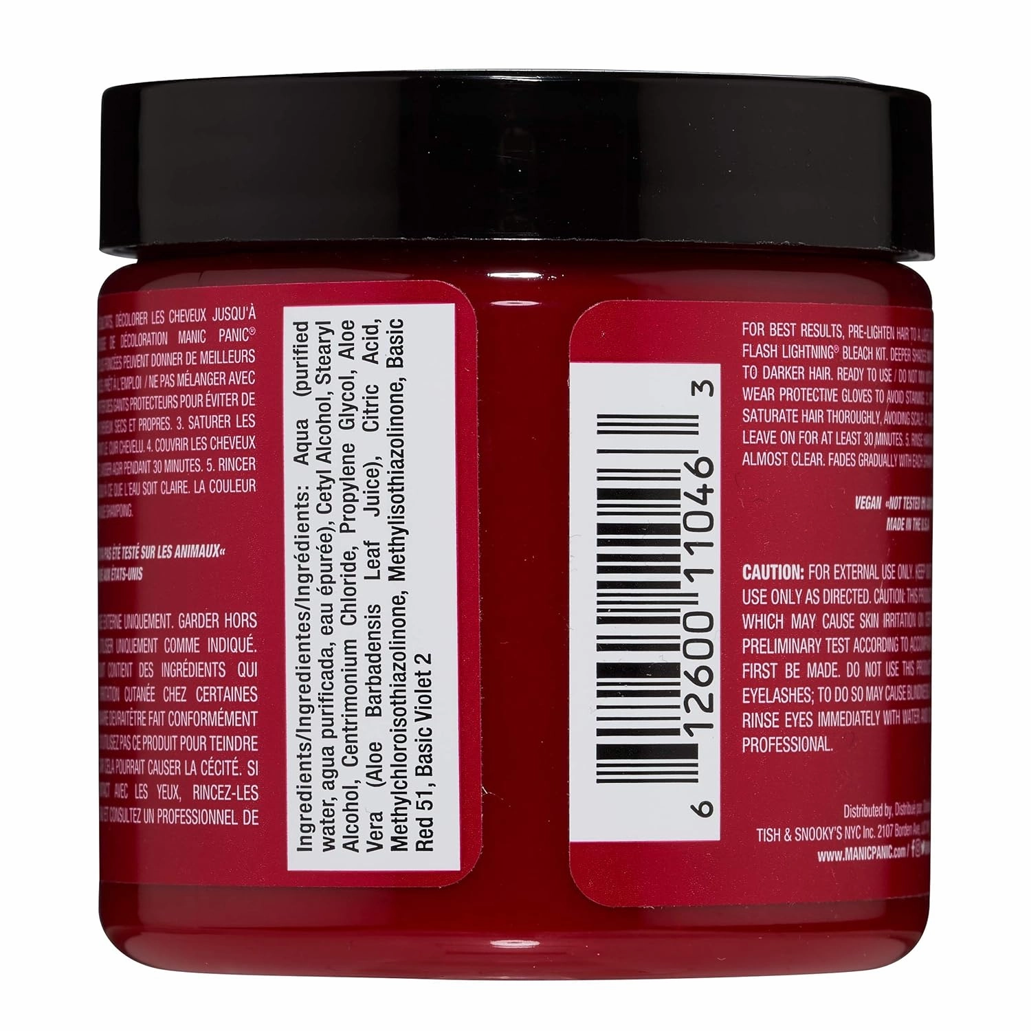 MANIC PANIC Classic Cleo Rose Semi Permanent Hair Color - Warm Magenta Pink Hair Dye for Women & Men That Lasts 4-6 Weeks - Vegan, Ammonia & Cruelty-Free - Create & Mix Custom Shades (4oz)