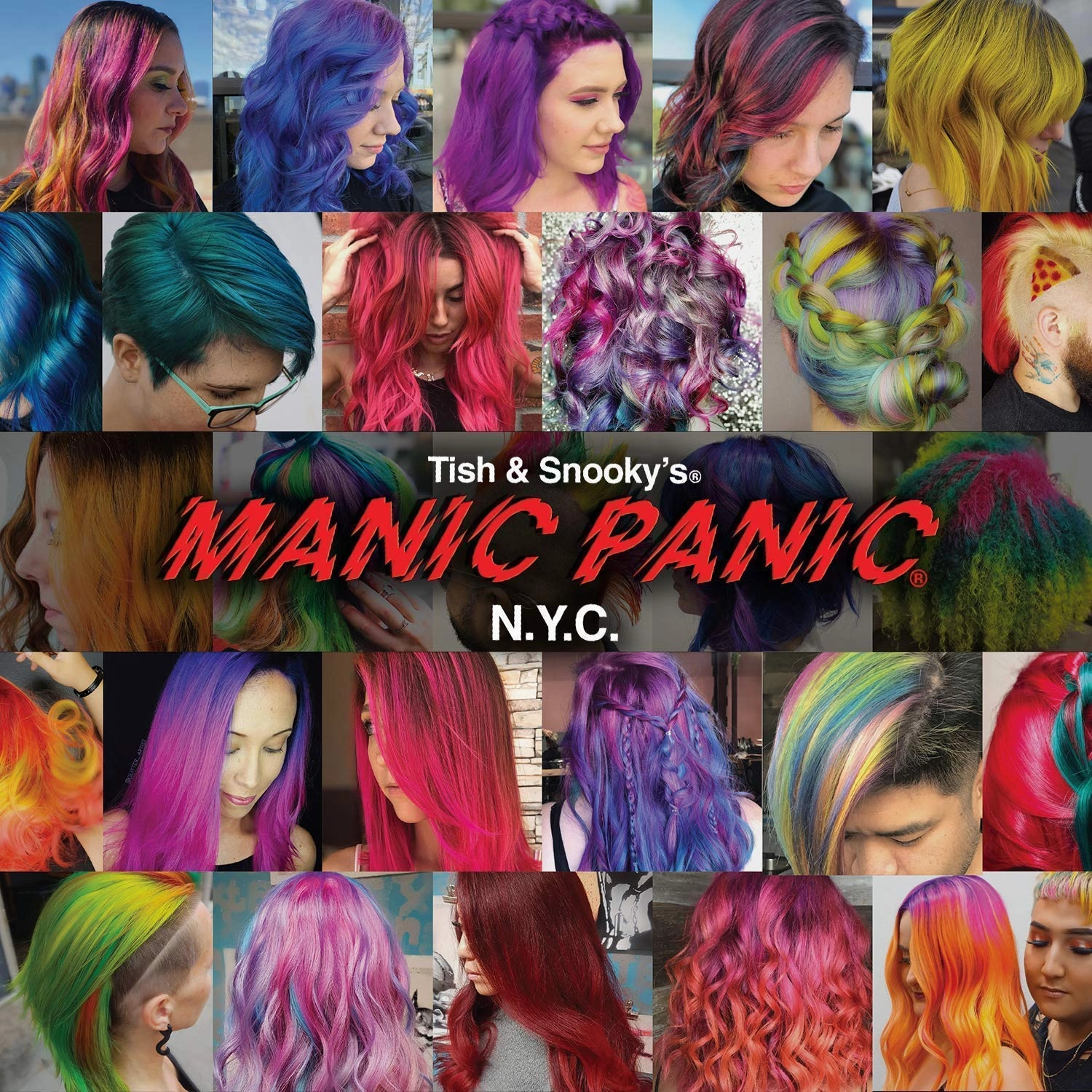 MANIC PANIC Cotton Candy Pink Hair Color - Amplified - (2PK) Semi Permanent Hair Dye - Bright Pink Cool Toned Color - Glows in Blacklight - Vegan, PPD & Ammonia-Free - For Coloring Hair on Women & Men