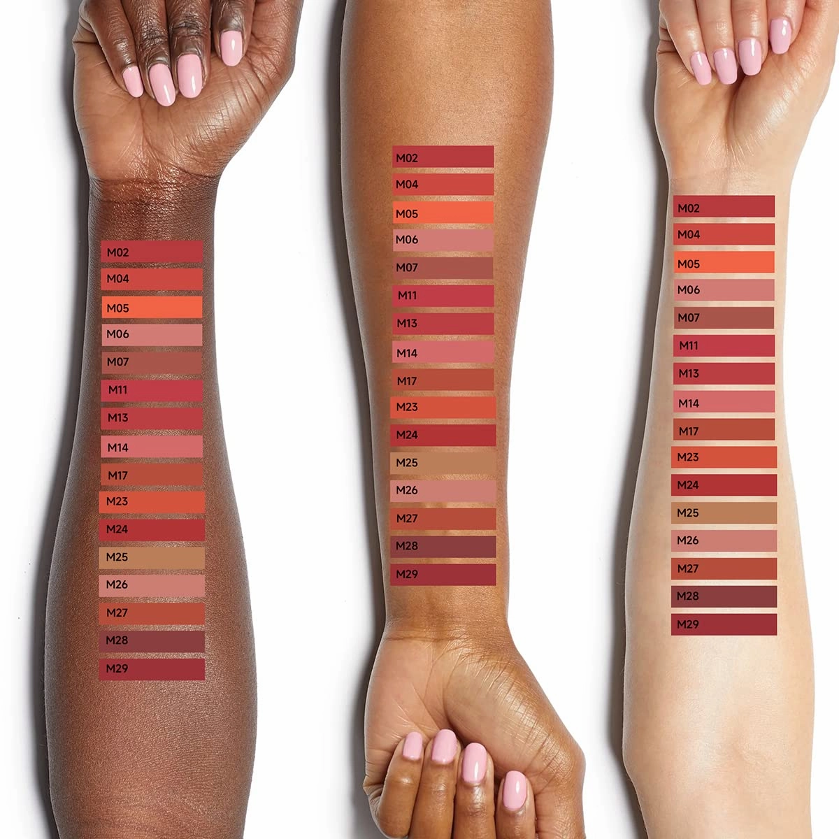 Matte Lipstick Hydrating Lip Color Makeup, Highly Pigmented Lipstick with Moisturizing Formula, Lightweight, Smooth, M11