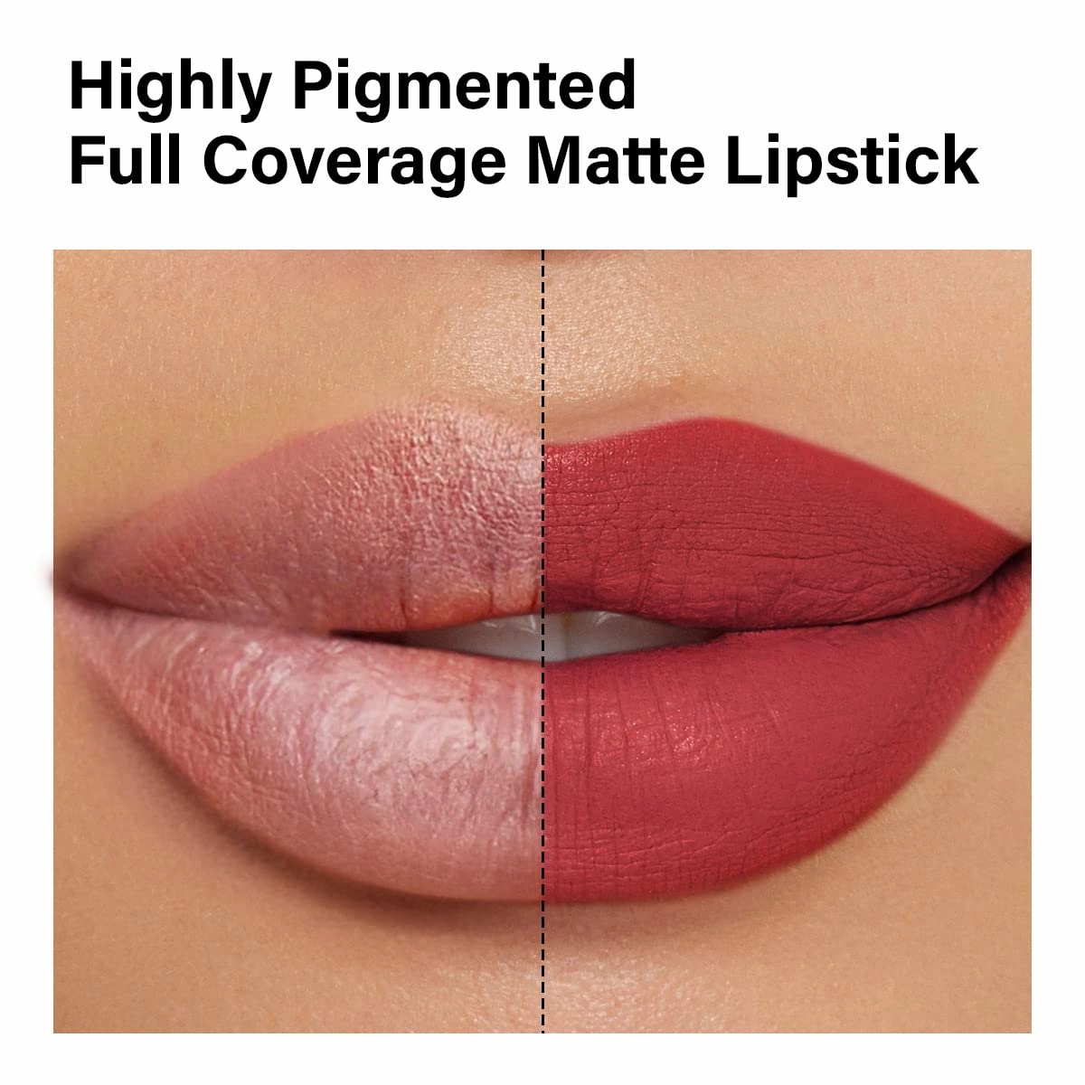Matte Lipstick Hydrating Lip Color Makeup, Highly Pigmented Lipstick with Moisturizing Formula, Lightweight, Smooth, M11