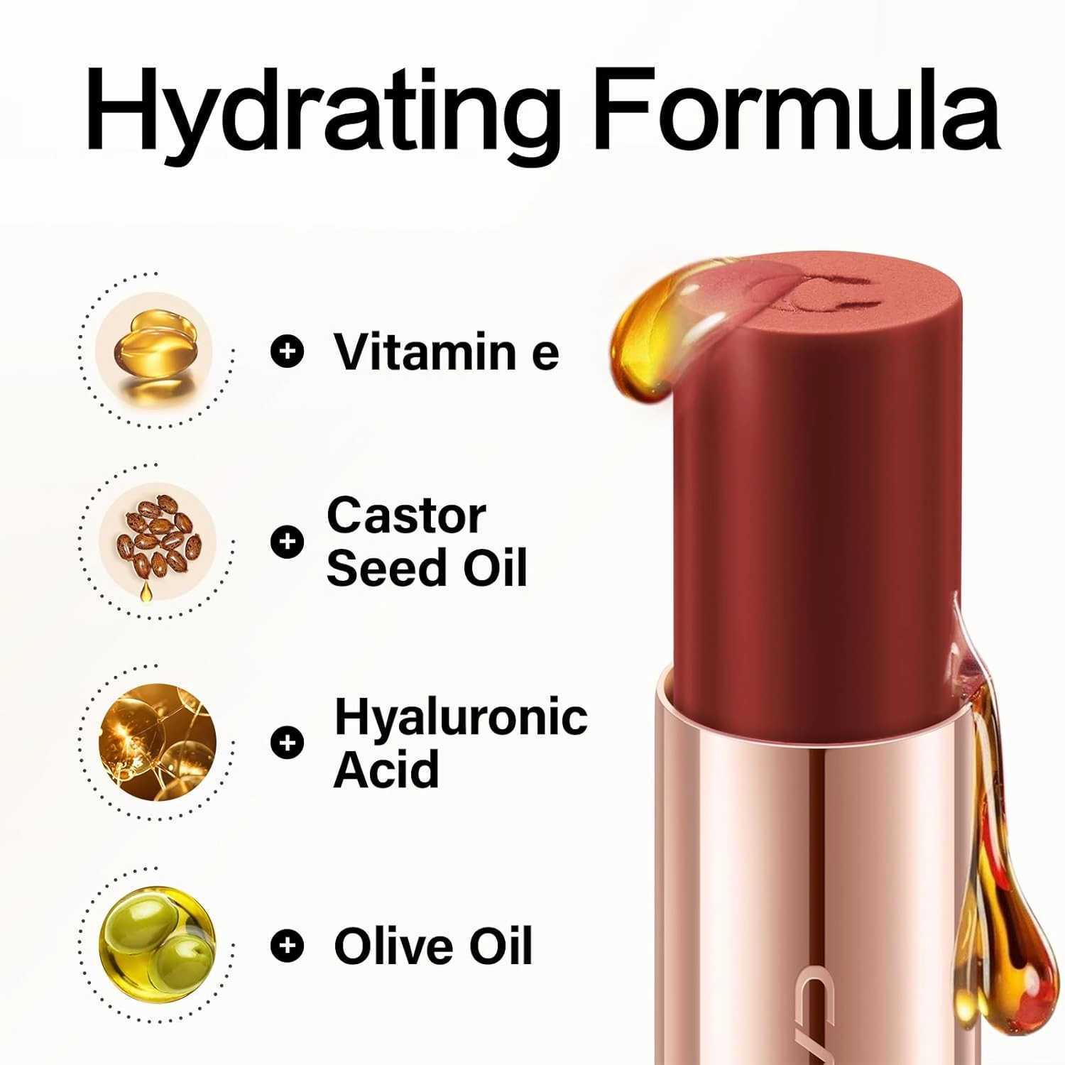 Matte Lipstick Hydrating Lip Color Makeup, Highly Pigmented Lipstick with Moisturizing Formula, Lightweight, Smooth, M11