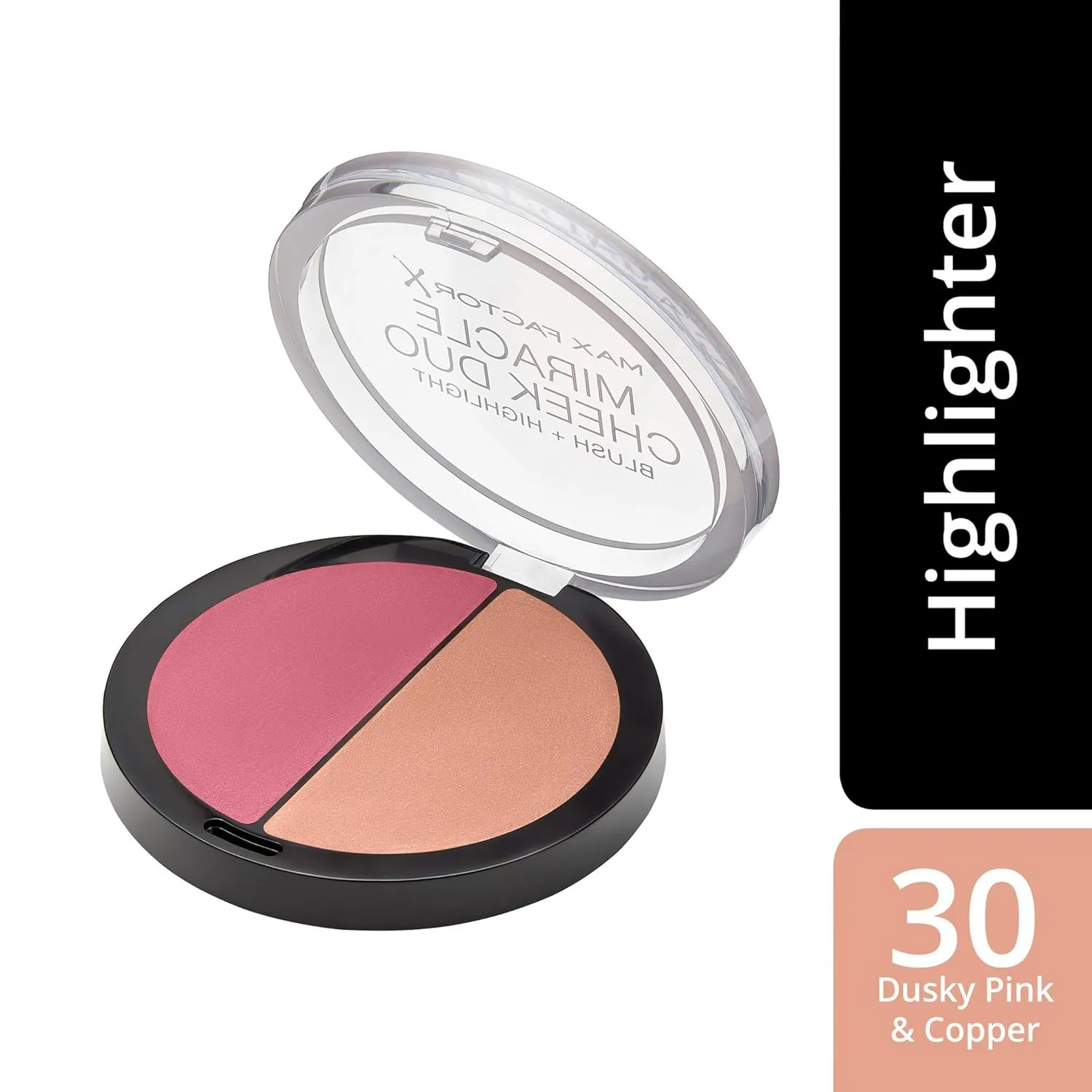 Max Factor Miracle Cheek Duo Blushes, 30 Dust Pink & Copper, 0.153 gram