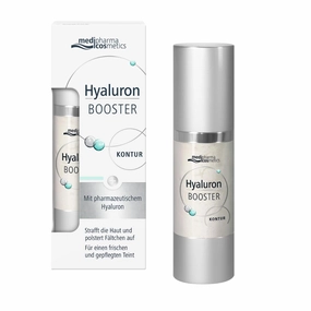 Medipharma Cosmetics Hyaluronic Acid Booster Face Serum CONTOUR – Firms the skin & reduces fine lines & wrinkles – Anti-aging Serum Gel for revitalized facial skin, Made in Germany, 1 Fl Oz
