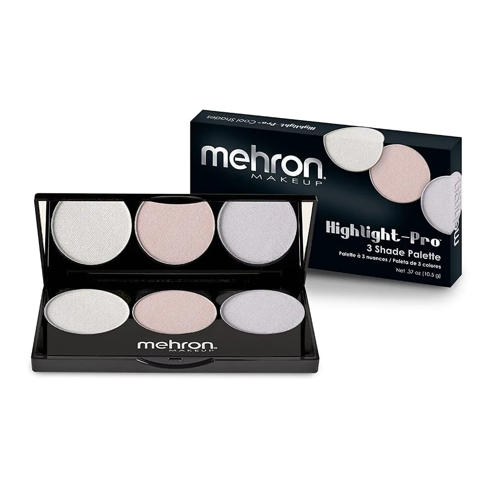 Mehron Makeup Highlight-Pro Palette (Cool)