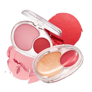 Mellow Dual Blush | RD01 Follow Me | Dual Color, Jelly Texture, 12 Colors, Longwear, Long-lasting | 7.2g