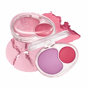 Mellow Dual Blush | PK01 Love Me Highkey | Dual Color, Jelly Texture, 12 Colors, Longwear, Long-lasting | 7.2g