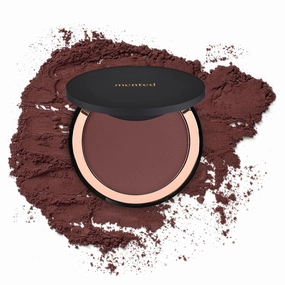 Mented Cosmetics Made in Italy, Cruelty Free Makeup, Vegan, Paraben Free, Shimmer Bronzer, Highlighter Bronzing Powder Palette for Face with Vitamin E   A, 0.35oz/10g, Out of the Office