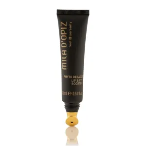 Mila d'Opiz Phyto De Luxe Lip and Eye Booster - Anti-Aging Lip and Eye Cream with Alpine Herbs - Botox-Like Effect Eye and Lip Moisturizer - 0.5 oz